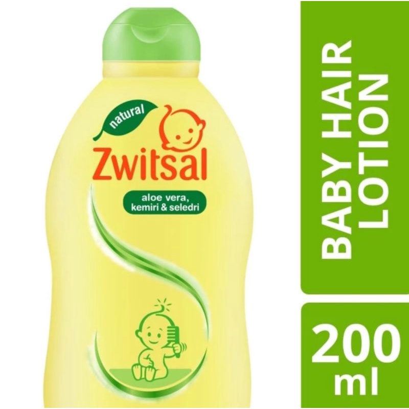 zwitsal baby hair lotion aloe vera kemiri & seledri 200ml