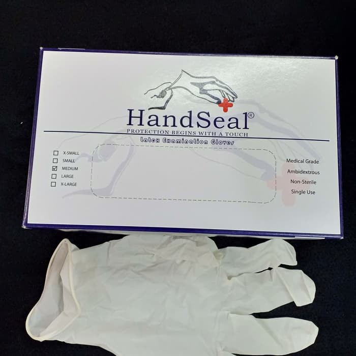 Sarung Tangan HandSeal / Sarung tangan Latex Examination Gloves