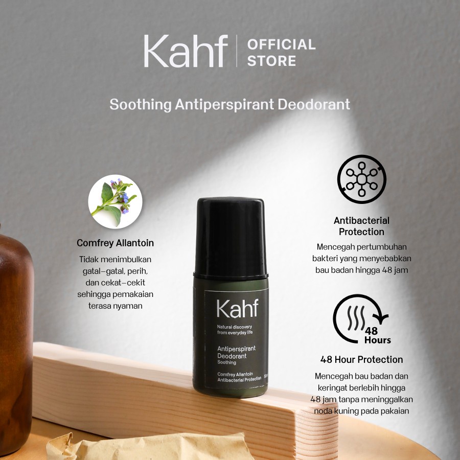 Kahf Invigorating Waterfall Pack - Face Wash, Body Wash, Deo, &amp; EDT (4 pcs)
