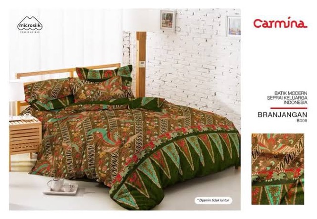 SEPREI + BEDCOVER BATIK CARMINA