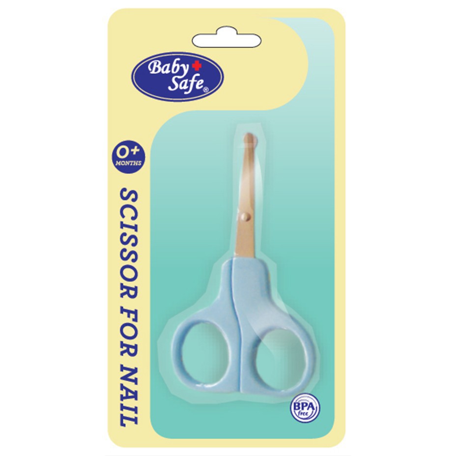 Baby Safe BD249-7 Nail Scissor / Gunting Kuku Bayi Babysafe