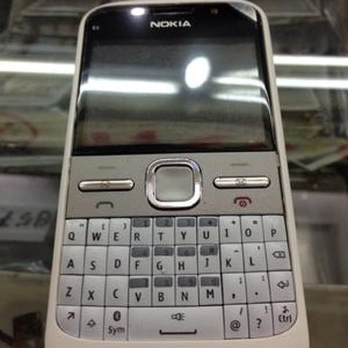 [termurah] Casing Nokia E5 E-5 Series Fullset + Tulang Original Cina Putih