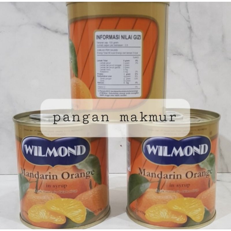 

jeruk mandarin kaleng / mandarin orange wilmond 312 gr