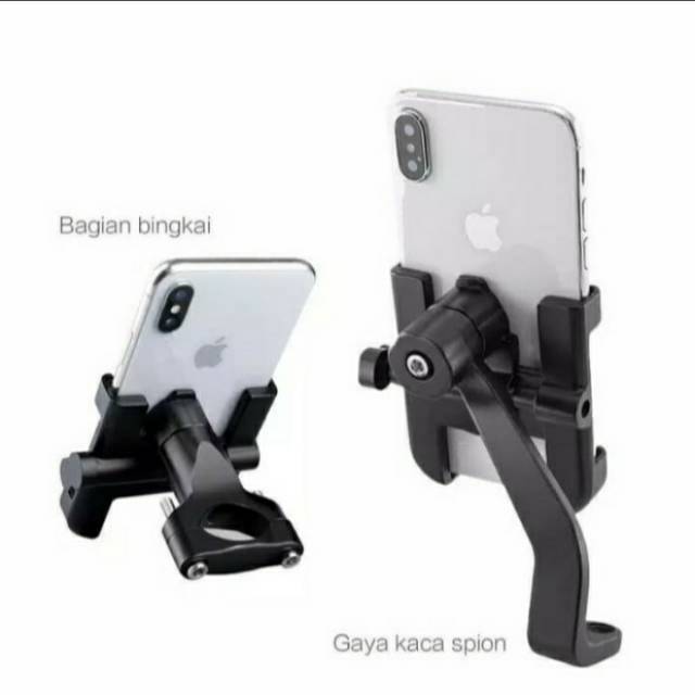 Holder hp Gps di spion sepeda motor nmax new nmax 2020 adv pcx universal