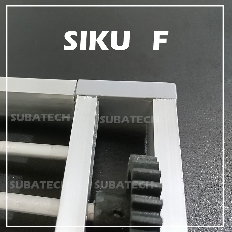 Siku F Dan L Pipa Alumunium Aluminum 11x23 Untuk Rak Roller Mesin Tetas