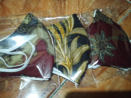 Masker Kain Batik Pekalongan Anak Dan Dewasa 2/3ply