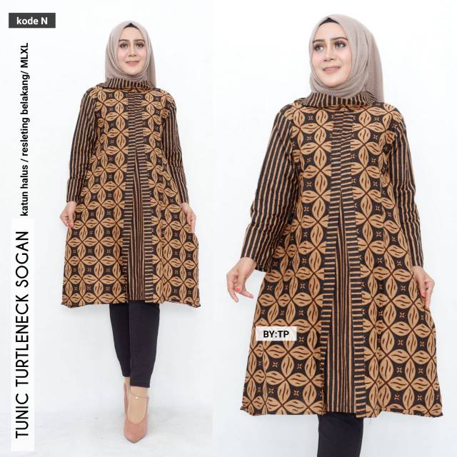 Tunik turtleneck sogan