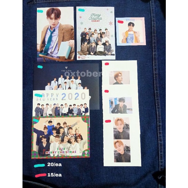 MINGYU SEVENTEEN POSTCARD PHOTOPRINT PHOTOBOOK IDEAL CUT AN ODE CARAT JAPAN