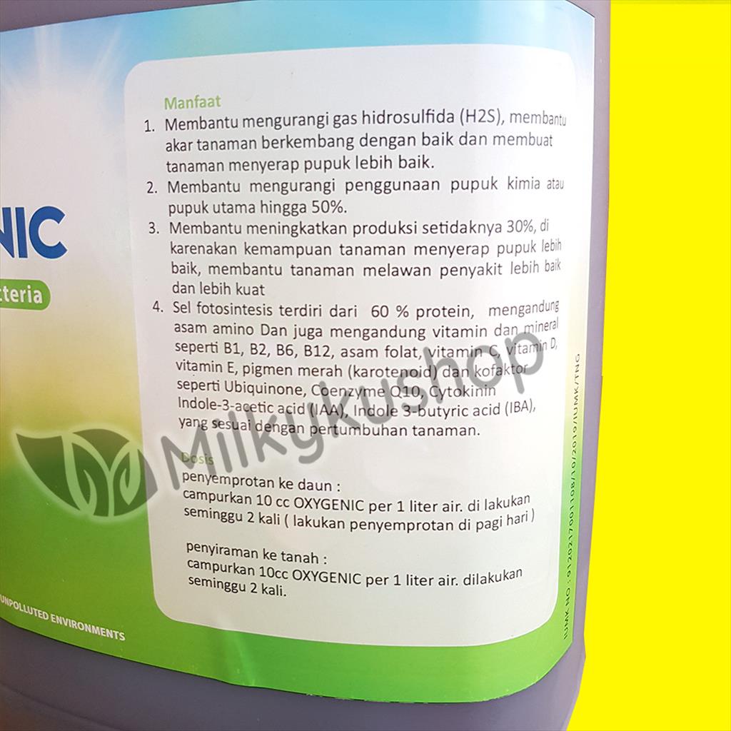 OXYGENIC PERTANIAN HIJAU 5000 ML PUPUK ORGANIK CAIR PROBIOTIK