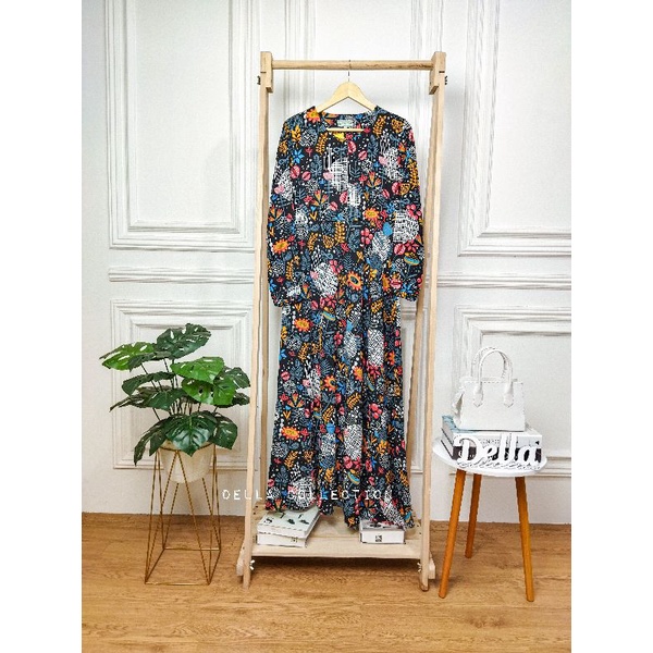 Gamis Jersey Zainab Collection (Size L)