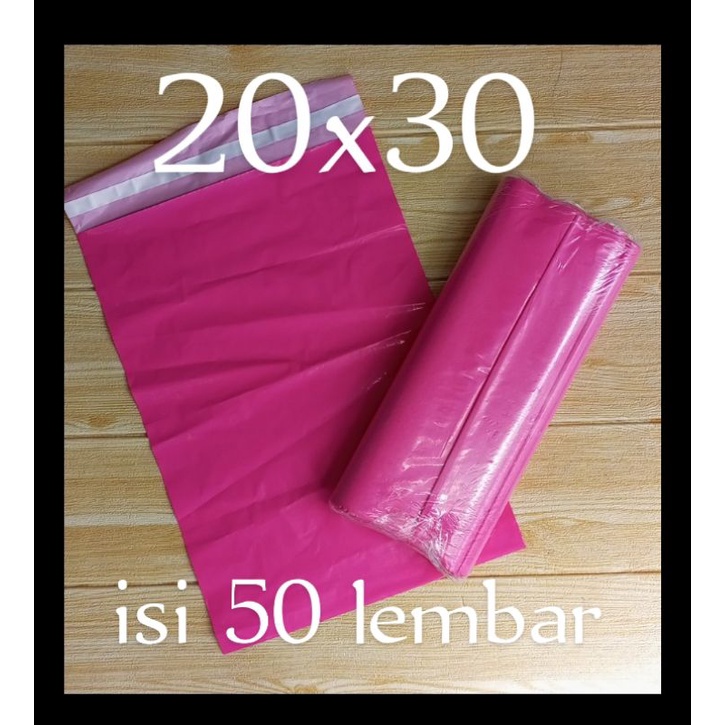 

Plastik Polymailer / packing online shop / olshop 20 x 30 isi 50 lembar