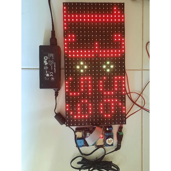 JWS P10 RGB Controller JWS P10 RGB mp3 tartil (paket belajar merakit) Kontroler JWS P10 RGB 1 panel 