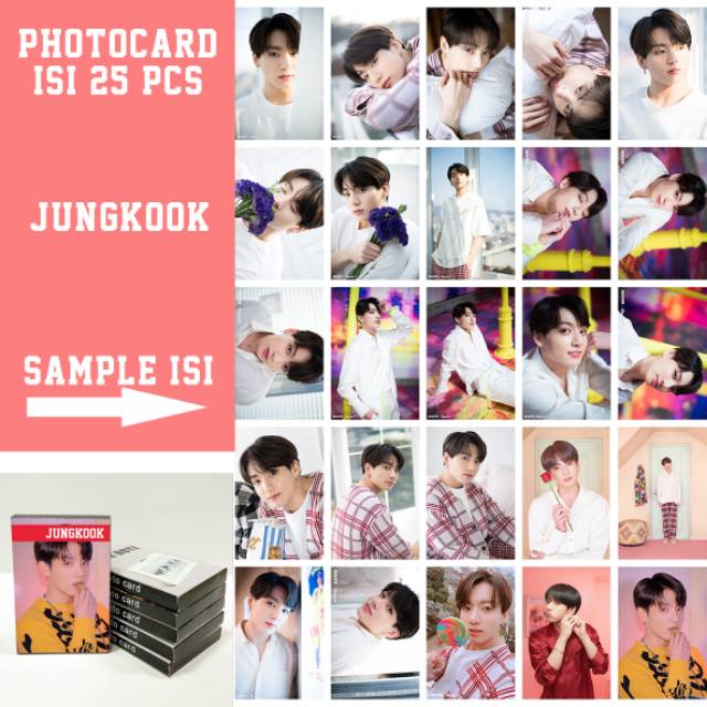 Photocard member bts new 1pack isi 25pcs