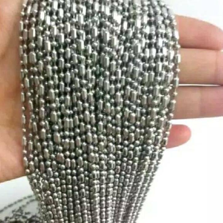 WTG RANTAI KALUNG MCI ASLI TITANIUM ANTI KARAT ANTI ALERGI DAN ANTI GATAL✦ (Best Product)Super promo