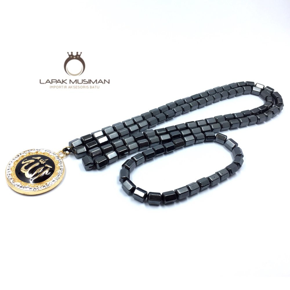 [Bayar di Tempat] KALUNG KESEHATAN BONUS GELANG KESEHATAN MOTIF AZHIKRA KODE LM 01