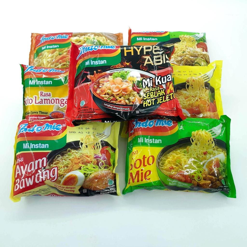 

MIE INSTAN INDOMIE KUAH ALL VARIANT/ 2PCS