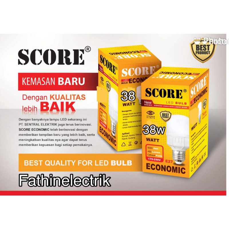 LAMPU LED MURAH SCORE EKONOMIS