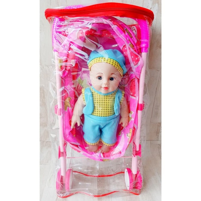 STROLLER INCLUDE BONEKA 889-84 BY CILUKBA TOYS - CB 0577