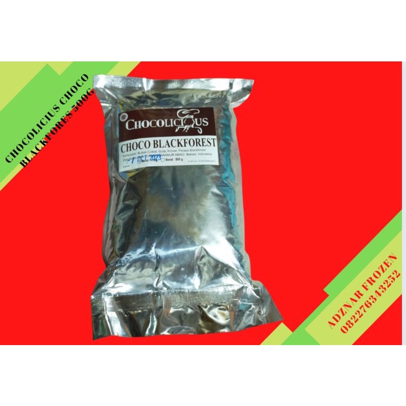 

chocolicius black forest 500gr