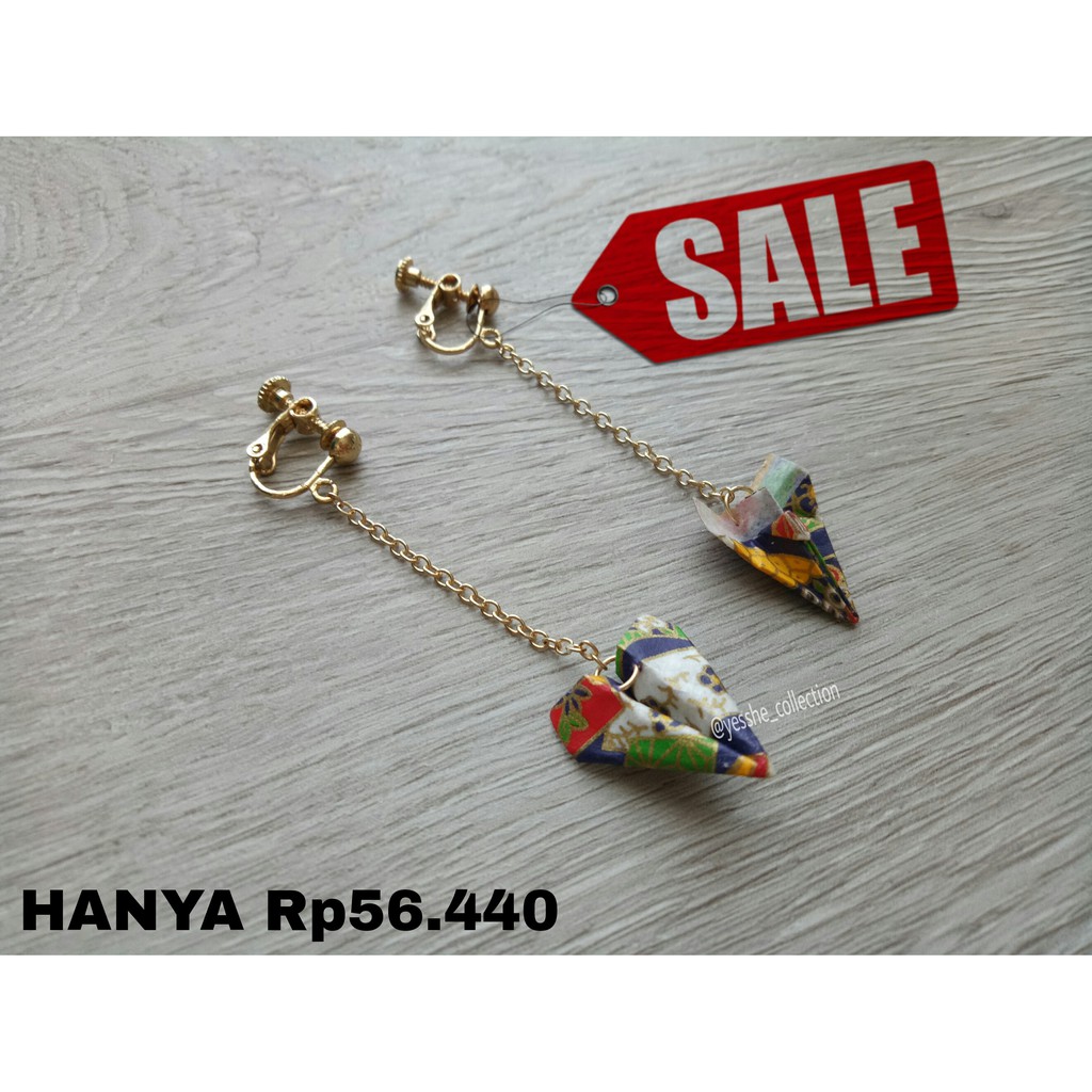 

Anting Tanpa Jarum Japanese OSEWAYA Paper origami airplane YSAK08