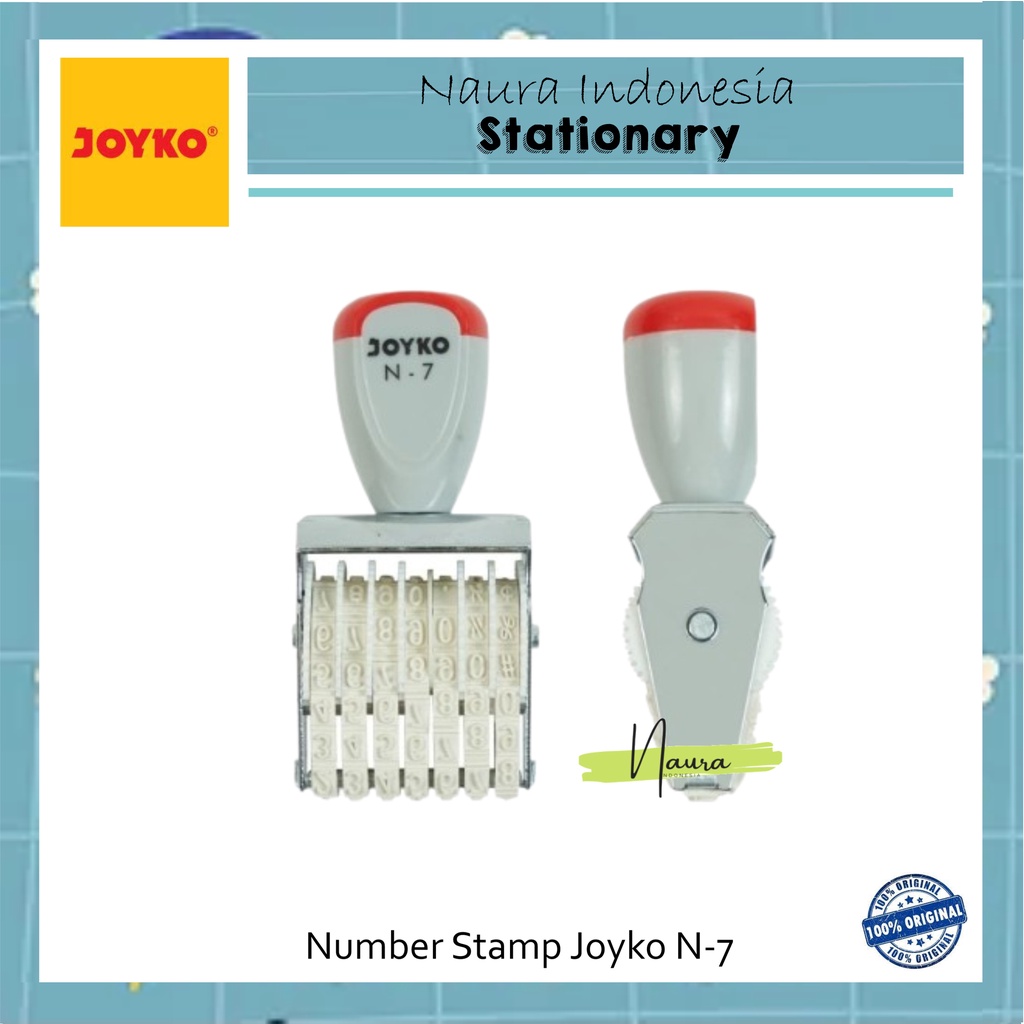 

NUMBER STAMP JOYKO N-7 | STAMPEL ANGKA JOYKO N-7 | STAMPEL ANGKA