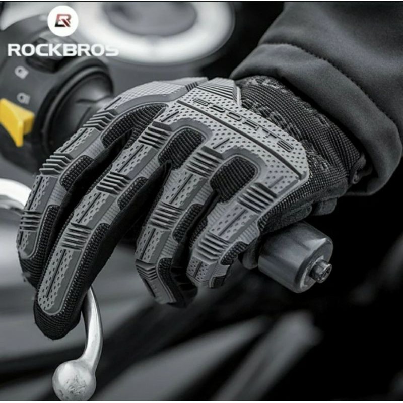 Sarung Tangan Full Finger Gloves Rockbros S210 Motor Sepeda MTB cross