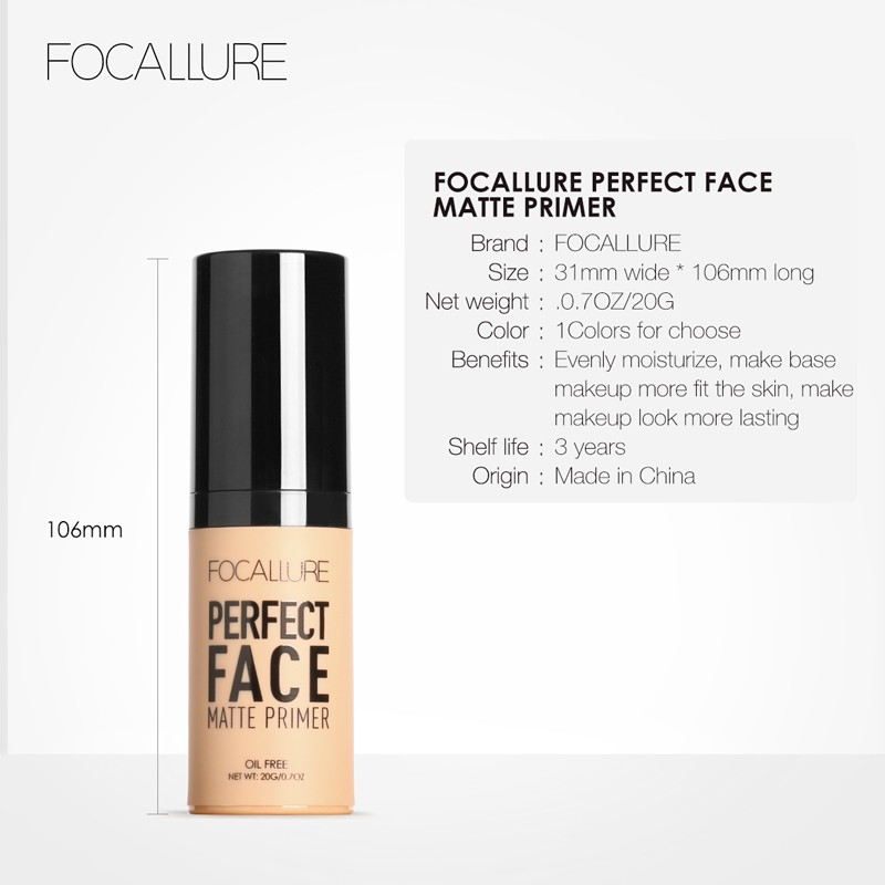 FA53 FOCALLURE Perfect Face Matte Primer