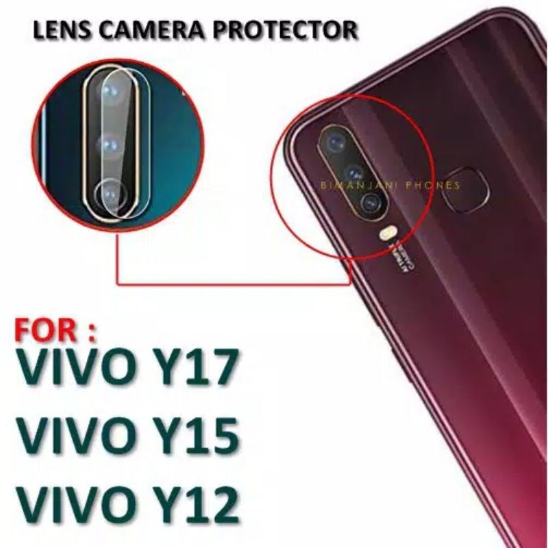 (2in1) Tempered glass full +lensa camera vivo y91/y91c/y93/y95/y12/y15/y17/y20/y20i/y20s/y30/y30i/y50