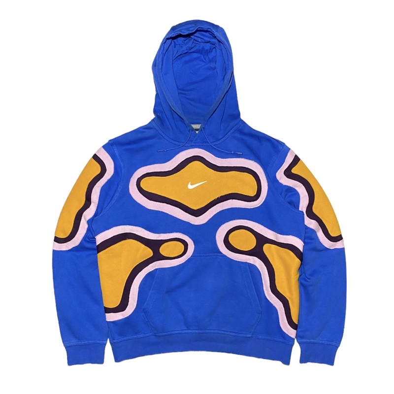 NIKE PSYCHEDELIC BLUE HOODIE (REWORKED)