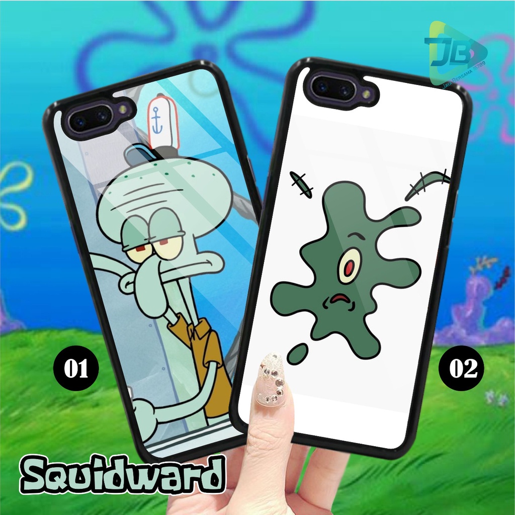 HARDCASE 2D GLOSSY SQUIDWARD OPPO VIVO XIAOMI SAMSUNG REALME IPHONE ALL TYPE JB4697