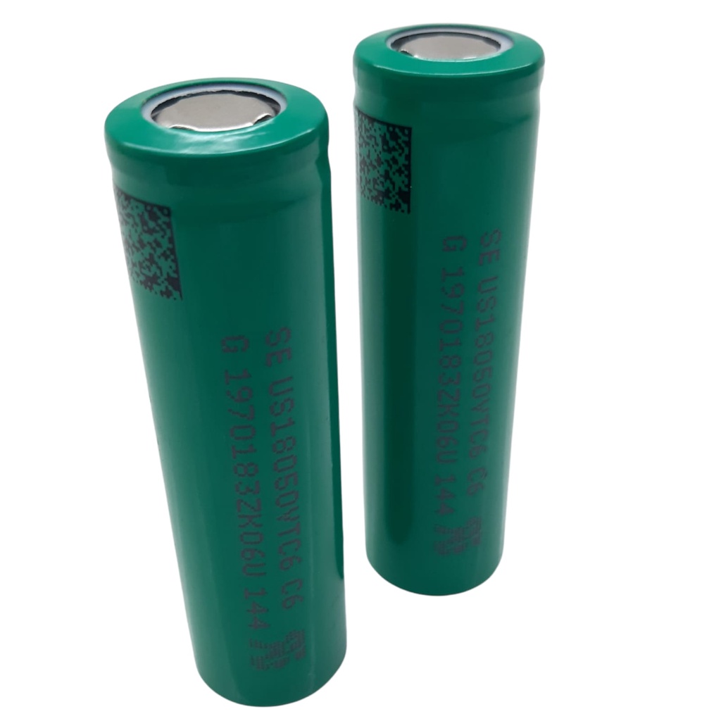 Baterai Lithium 18650 Bisa Di Cas Li-Ion 3.7V-3000mAh Isi 2 Pcs