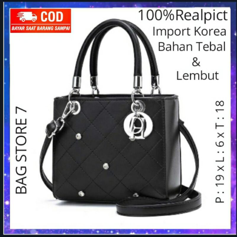 TAS KERJA SELEMPANG BAHU WANIG CEWEK CEWE REMAJ PEREMPUAN KANTOF FASHION KOREA ORIGINAL BRANDED MURA