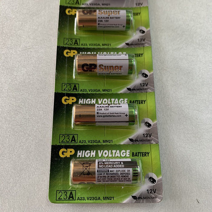 ORIGINAL Baterai GP A23 Battery 23A Batre 23A 12V Remote