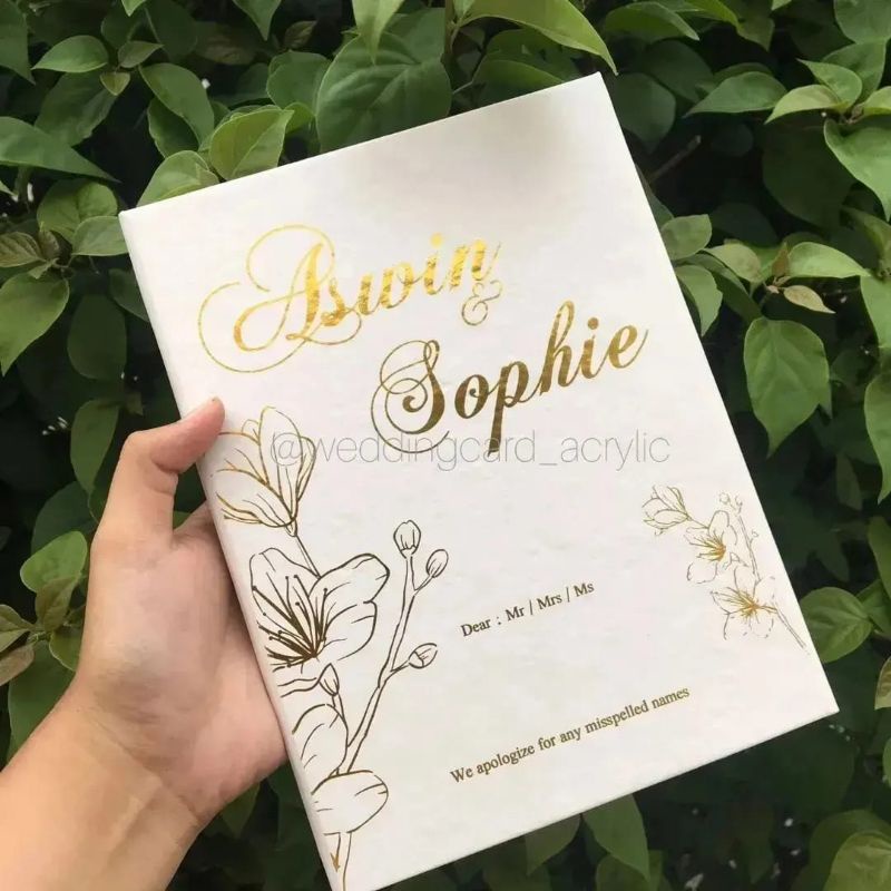 undangan akrilik/acrylic invitation/kartu undangan akrilik/undangan akrilik murah/undangan pernikaha