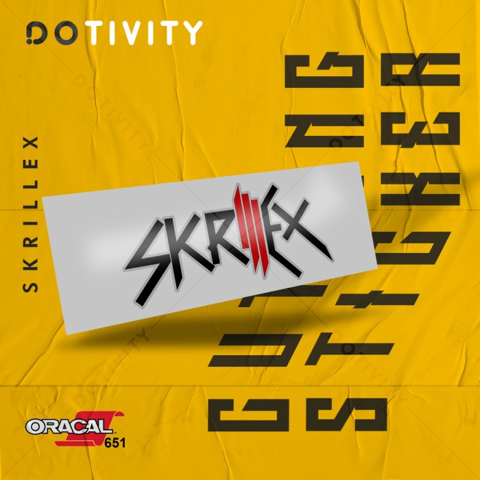 

Cutting Sticker SKRILLEX 2 Color