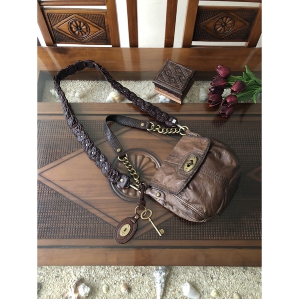 Fossil Heritage Flap With Keyfob