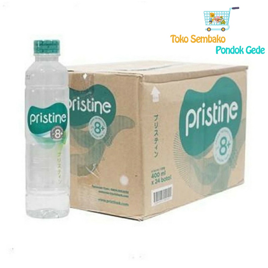 

Pristine Water 8+ 400ml 1 dus 24 botol