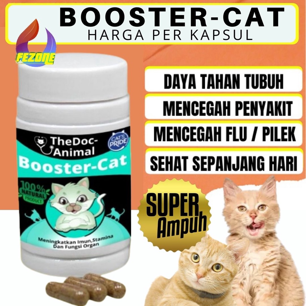 Vitamin Kucing Untuk Stamina Imunitas Dan Penggemuk Kucing FEZONE