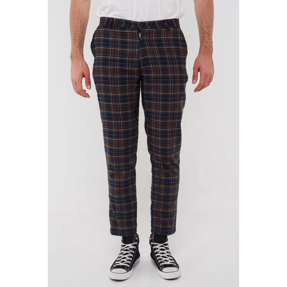 

Erigo Checked Pants Luciusu Brown