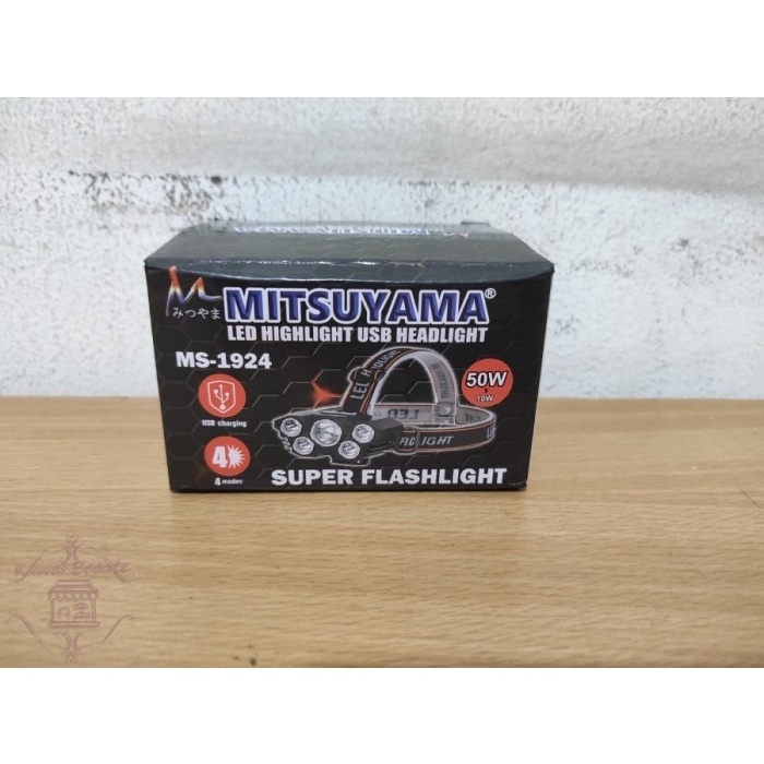 Senter Kepala Mitsuyama MS-1924 Senter Kepala 50W 5 LED