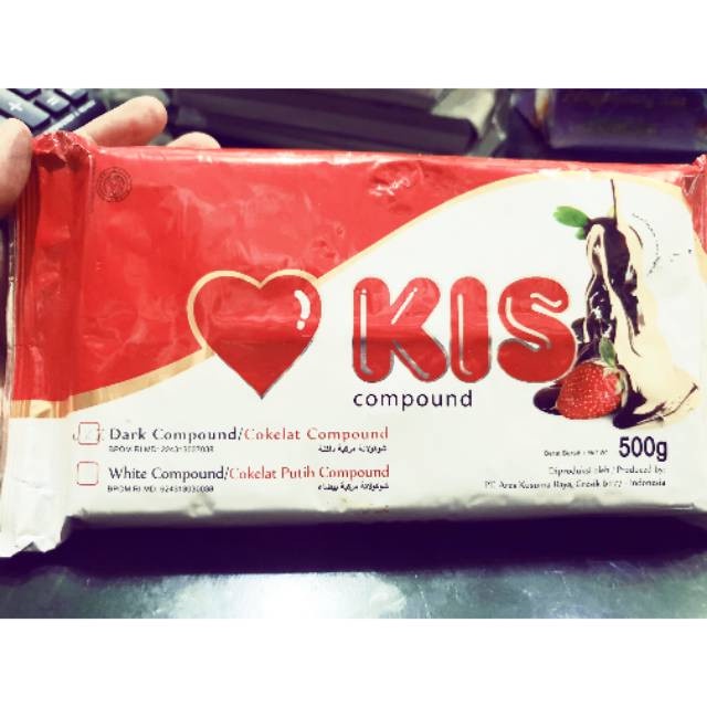 

Coklat Batang KIS Dark & White| Cokelat Blok Compound 500gr