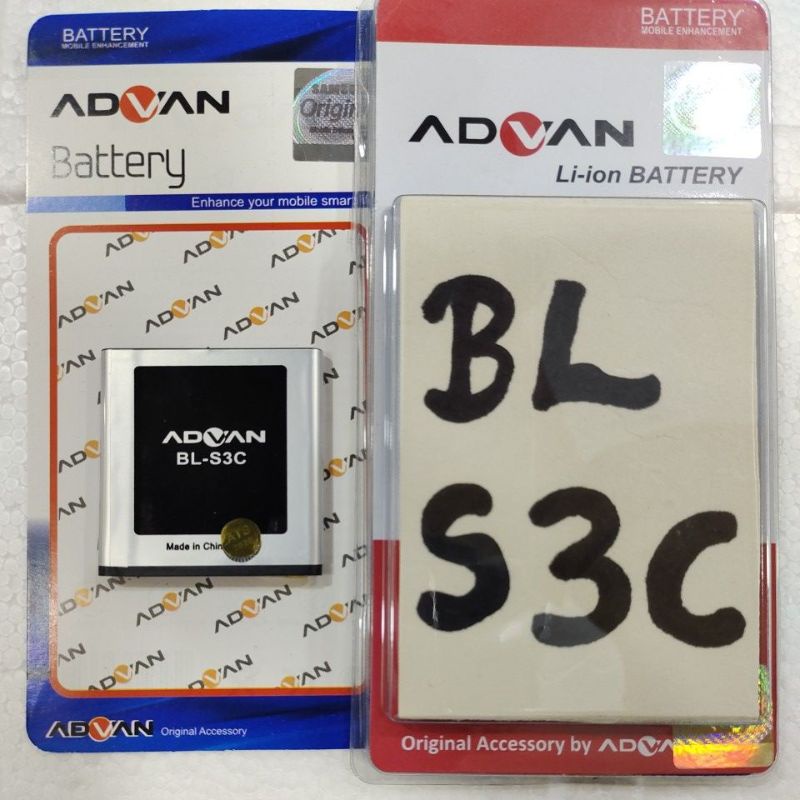 Baterai | Battery | Batre Advan BL-S3C | BL S3C original