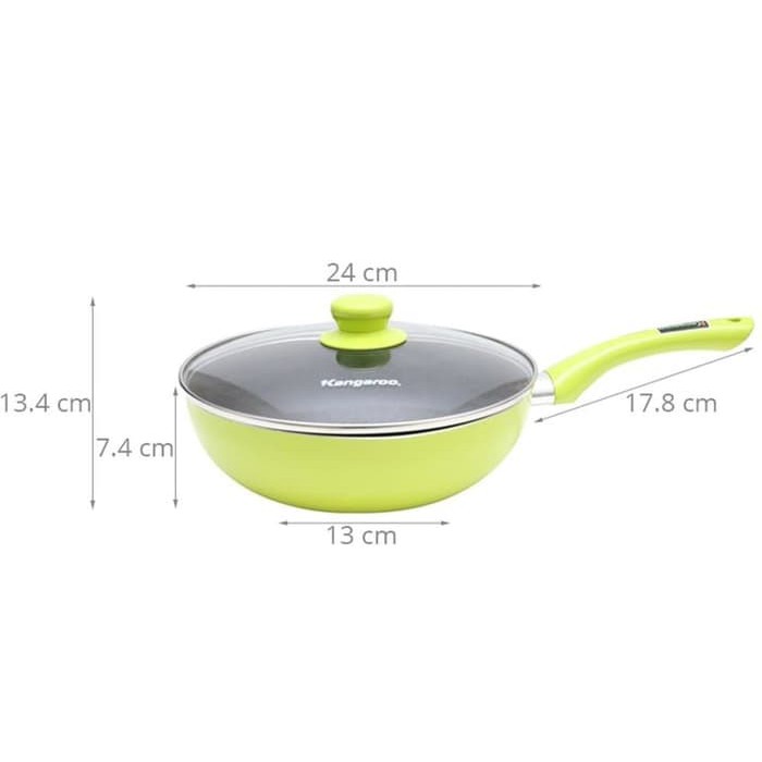 Kangaroo KG919 Panci Masak Anti Lengket Ukuran 24Cm