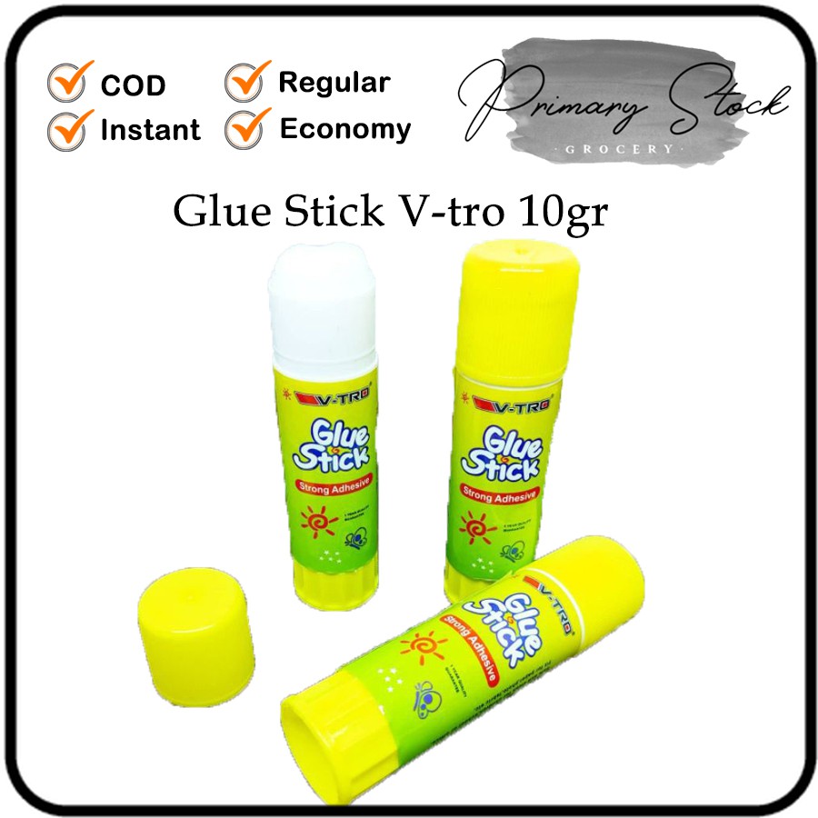 Lem Glue Stick Lem Kertas Glue Stick V-tro 10 Gram