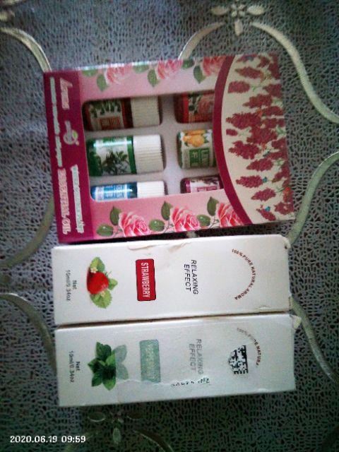 Parfum Essential Oil Waterbase 6 Aroma 3ml Untuk Diffuser Air Humidifier