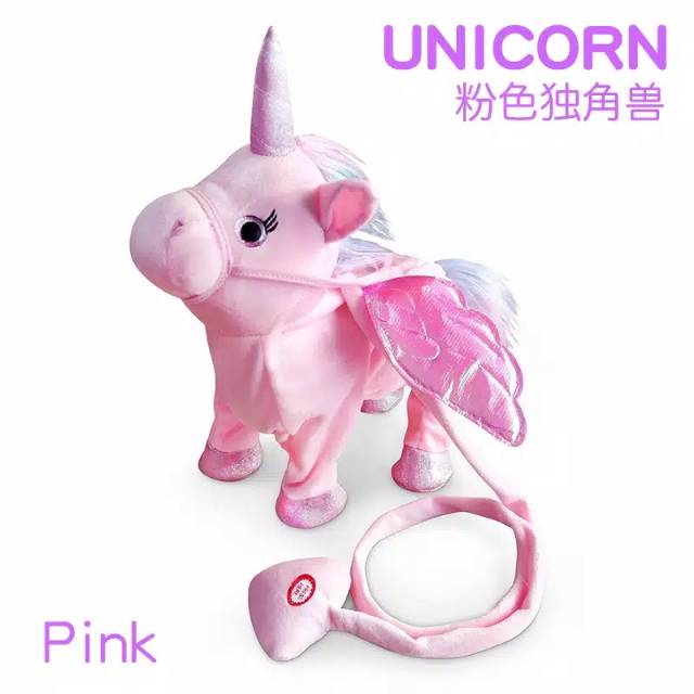 Boneka Anak Unicorn Berjalan Lucky Boy Sunday Original Atau Kado Mainan Anak Boneka Unicorn