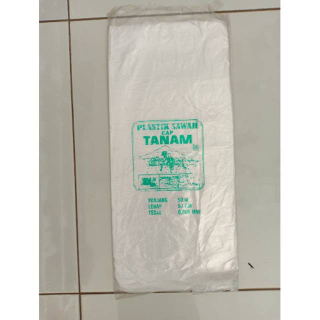 Plastik sawah cap tanam 50x50 untuk pagar sawah