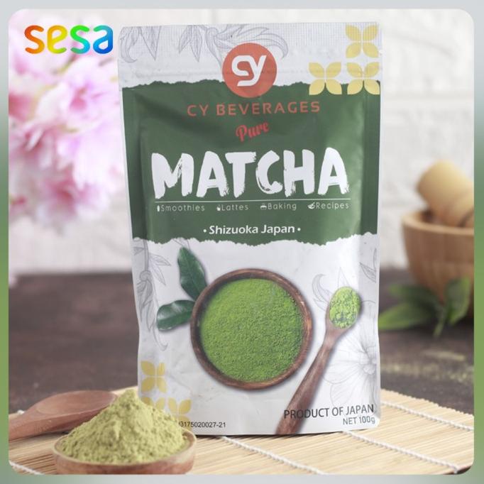 

[ COD ] CY Beverages Pure Matcha Powder 100gr BERKUALITAS Kode 942