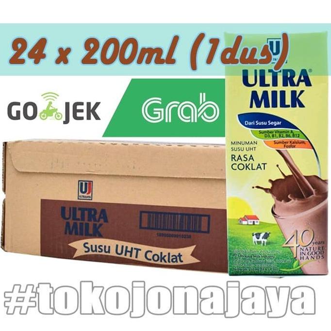 

READY COD Ultra milk 200 mL Dus (isi 24 pcs) - Strawberry