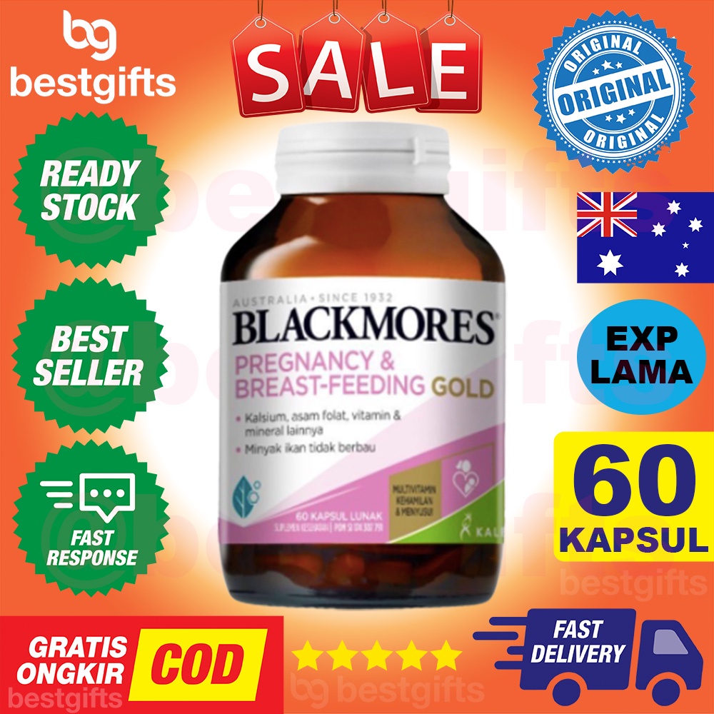 BLACKMORES PREGNANCY &amp; BREAST FEEDING BREASTFEEDING GOLD - 60 KAPSUL